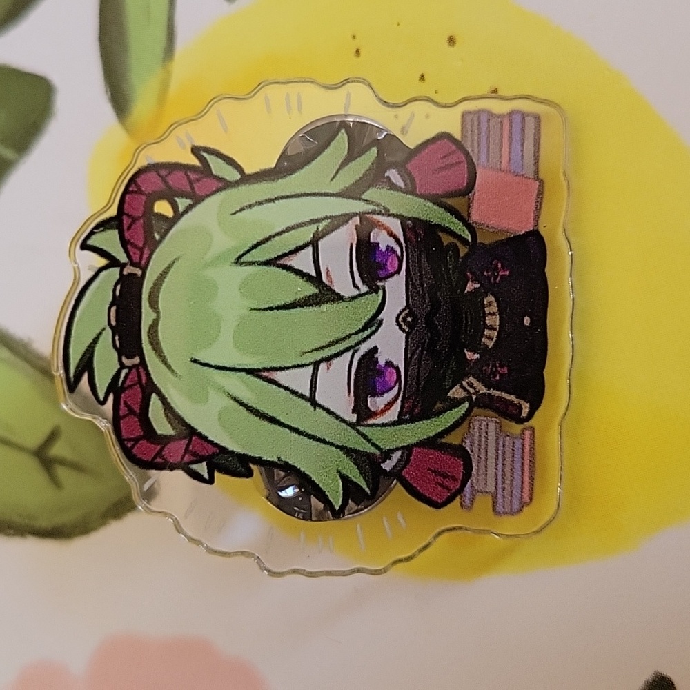 Nwt Handmade Kuki Shinobu Genshin Impact Pin